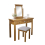 Birlea Oak Dressing Table Birlea Woburn 3 Drawer Solid Wood Traditional 6