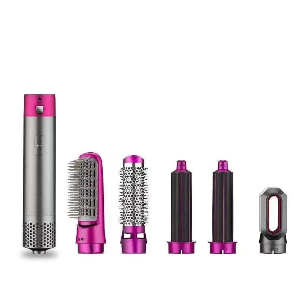 Hic Life 5 In 1 Hair Dryer, Hot Air Styler And Volumizer, Straightener And Curler