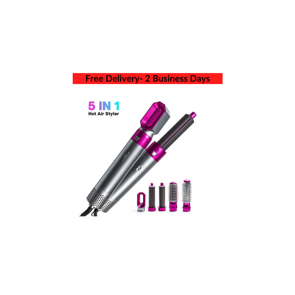 Hic Life 5 In 1 Abs Curling Wand Set / Hair Dryer / Straighteners / Curlers