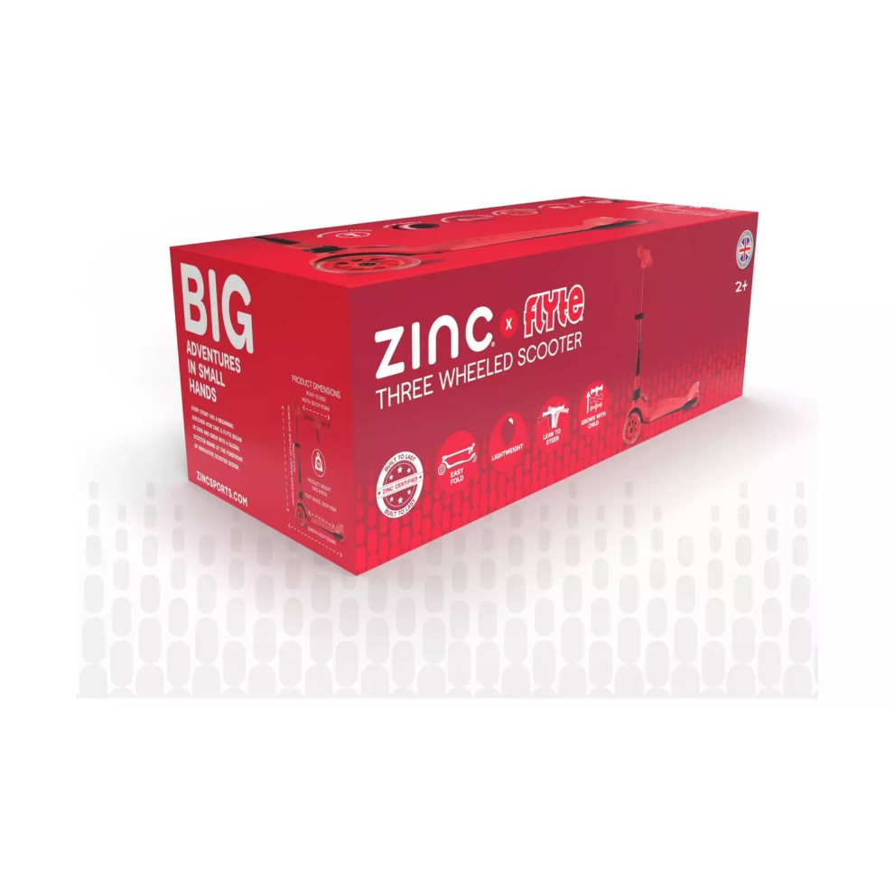 zinc-flyte-folding-tri-scooter---maple-red