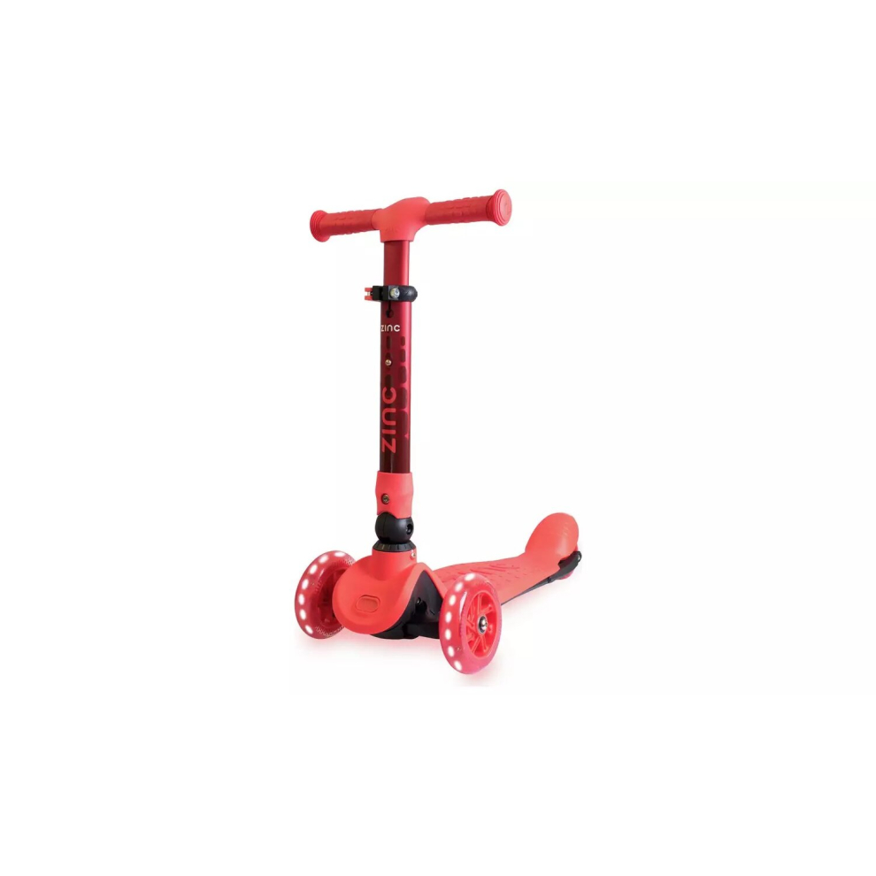 Zinc Flyte Folding Tri Scooter - Maple Red