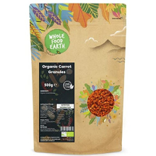 Wholefood Earth - Organic Carrot Granules 500 g | Vegan | GMO Free | Certified Organic