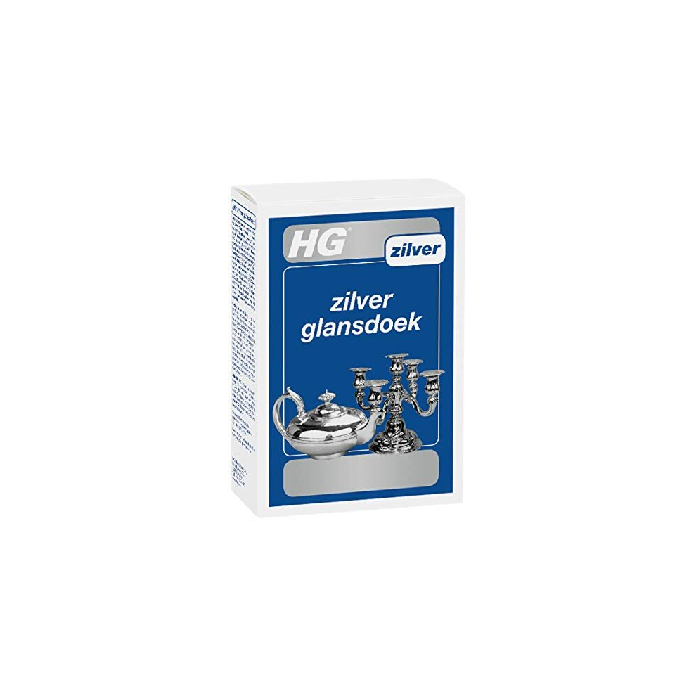 HG Silver Gloss Cloth, Special Care For Jewelry & Ornaments, Silver Gloss Cloth, Cleans And Restores Gloss - 1 x 30cm (495000106)