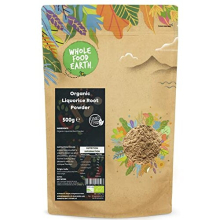 Wholefood Earth - Organic Liquorice Root Powder 500 g | Vegan | GMO Free | Certified Organic