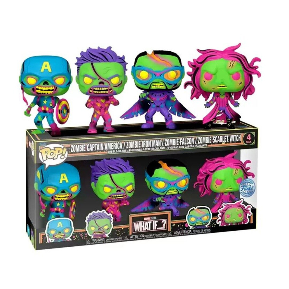 Funko Pop! Vinyl Marvel - What If 4-Pack (Blacklight)