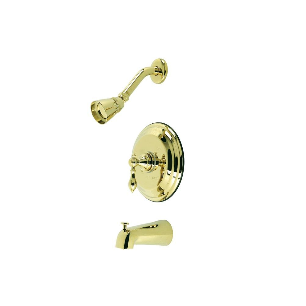 American Classic Single-Handle Tub & Shower Faucet, Polished Brass 780475805699