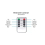 (Grey) Silver Gray Glass Flameless Flickering Candle Light with Remote Control 7