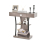 Casart T-Shaped Industrial Console Table Narrow Sofa Side Table Entryway Display Shlves 1