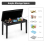 Casart Keyboard Seat Piano Bench Double Duet Seat W/Padded Cushion Storage Compartment 6