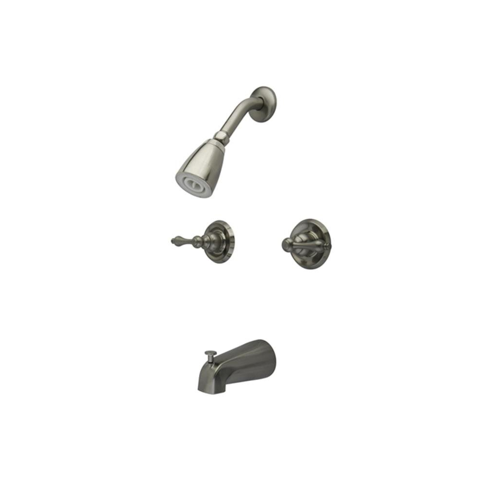 Two Handle Tub & Shower Faucet - Satin Nickel 780475746329