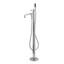 Paris Single Handle Freestanding Roman Tub Filler with Hand Shower - Chrome