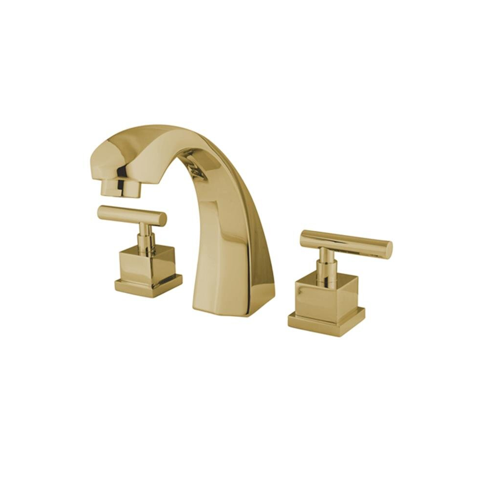 Two Handle Roman Tub Filler - Polished Brass 780475760134