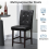 Casart Set of 2 Bar Stools Upholstered Bar Counter Height Chair With Button-Tufted Back 9