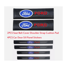 (PACK A) Ford Car Door Sill Protect+Seat Belt Shoulder Pad