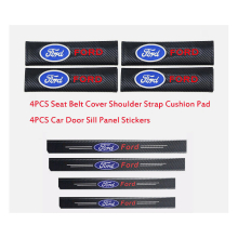 (PACK B) Ford Car Door Sill Protect+Seat Belt Shoulder Pad