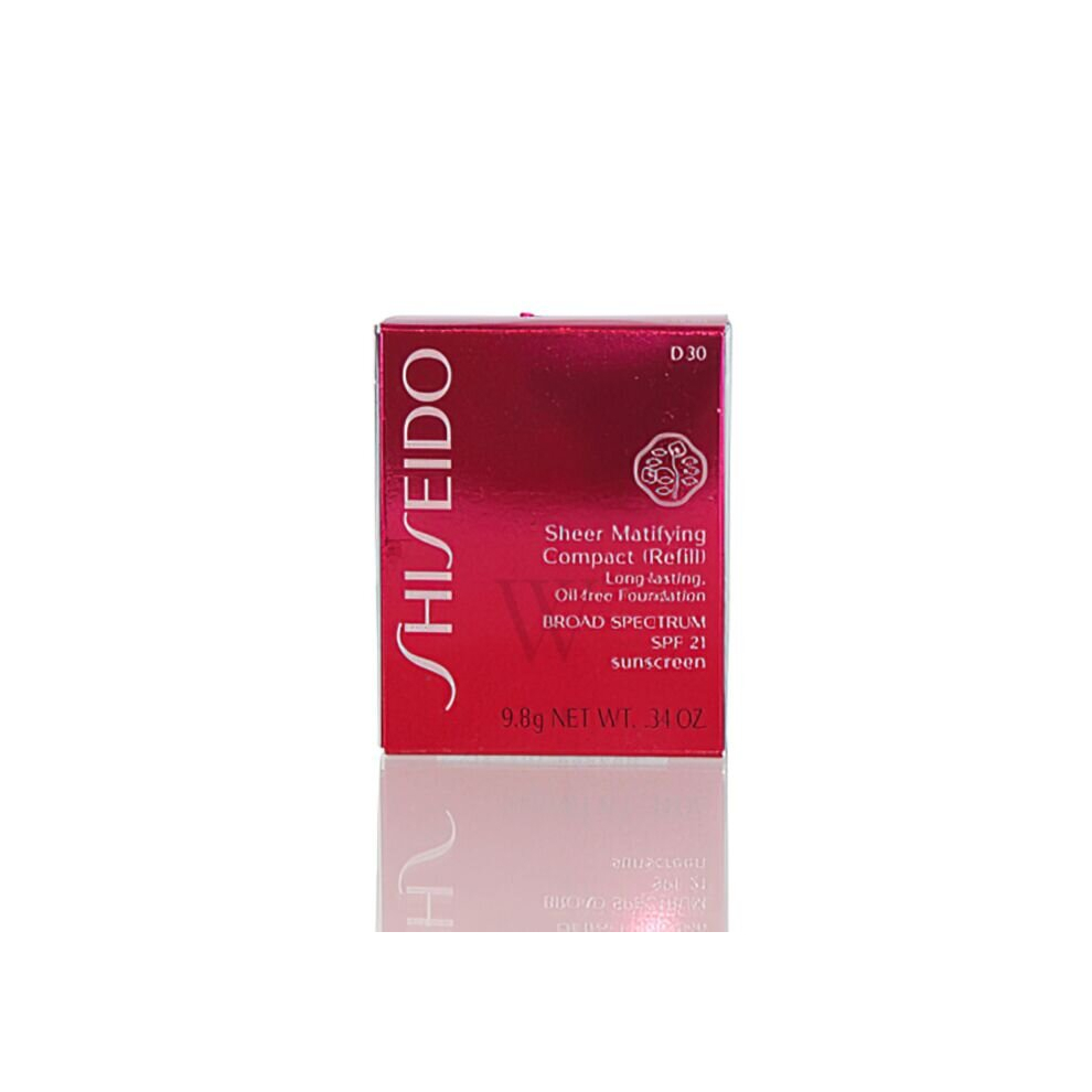 Shiseido / Sheer Matifying SPF 22 Oil Free Foundation Refill (d30) .34