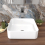 NES Home Nes Home Oscott 390mm Countertop Basin Square Gloss White 1