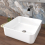 NES Home Nes Home Oscott 390mm Countertop Basin Square Gloss White 2