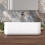 NES Home Nes Home Oscott 390mm Countertop Basin Square Gloss White 5