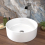 NES Home Nes Home Coley 360mm Countertop Basin Round Gloss White 2