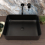NES Home Nes Home Rogiet 490 x 375mm Countertop Basin Rectangle Matte Black 4