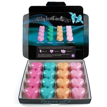 Mixed Perfume Wax Melts 2 : 16 Heart Shaped Melts in a Presentation Gift Box 4 of Each Madam Coco, Lady 1 Million, La Vie Est Belle, Sauvage