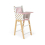 Janod Janod - Candy Chic - Wooden High Chair for Dolls Up to 16,5 inch - Dolls Accessories - Suitable for Ages 3 and Up, J05888, White 5