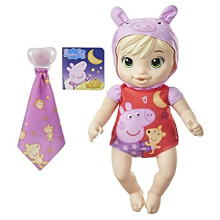 Baby Alive Peppa Doll, Good Night, Peppa Pig Toy, First Baby Doll, Soft Body, for 2 Years Old, Blonde (F2387)