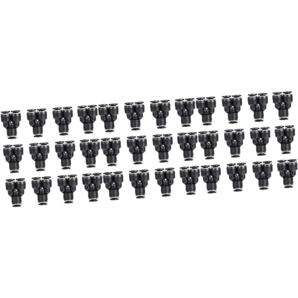 36 Pcs Tracheal Connector Three-Way Tube Fittings Quick Connector Hose Bib Splitter Y Connector Splitter Hoses Water Line Splitter Quick 7770197833097