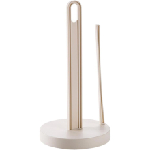 Creative Roll Paper Holder, Countertop Kitchen Storage Shelf for Kitchen Indoor Restaurant Washroom, Beige