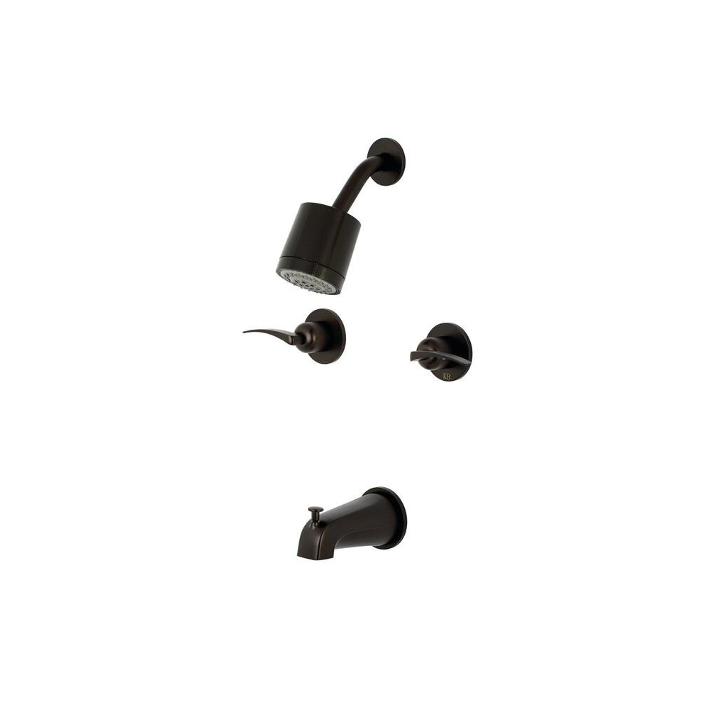 Centurion Tub & Shower Faucet With 2 Handles, Oil Rubbed Bronze 780475779167