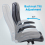 High back ergonomic office chair Swivel tilt function computer chair 4