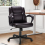 Big & Tall Executive Height Adjustable PU Leather (Brown) 1