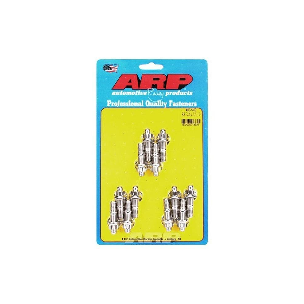 400-1402 0.37 X 1.67 In. Oal Stainless Steel Header Stud Kit - 12 Piece 752561771157