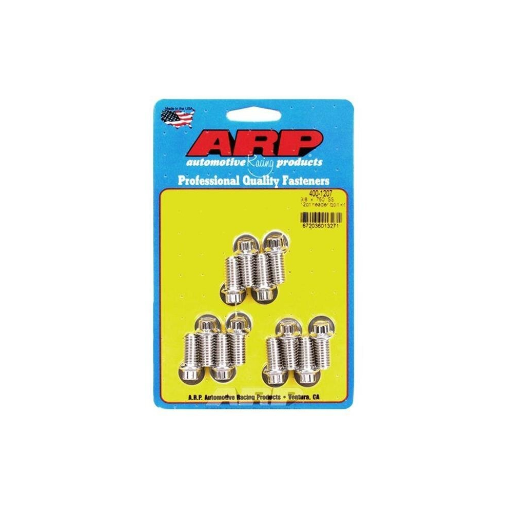 400-1207 0.37 X 0.75 In. Stainless Steel Header Bolt Kit - Pack Of 12 752561764456