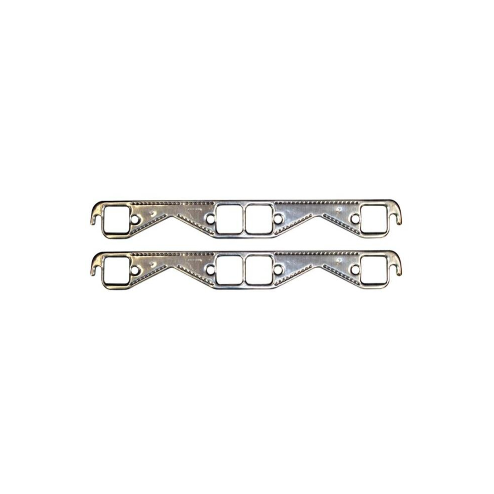 Aluminum Header Square Port Gasket Kit For Small Block Chevy 752561851170