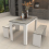 Dining Table with 2 Benches Dining Table Set for Kitchen, Dining Room 1