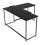 (Black) L Computer Desk with Self Corner Desk Work Table 9