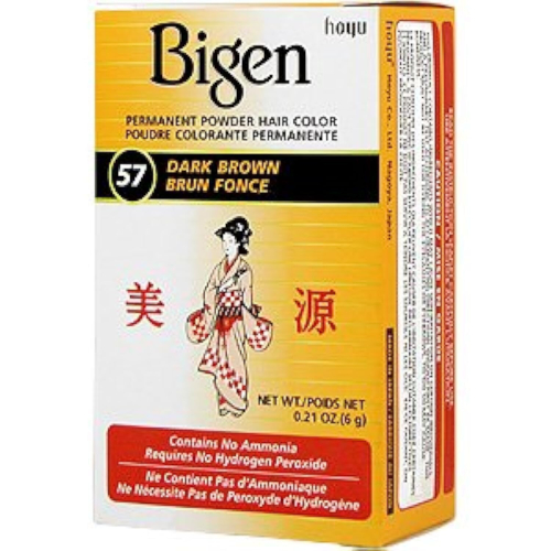 Bigen Bigen Permanent Powder Hair Color 57 Dark Brown 1