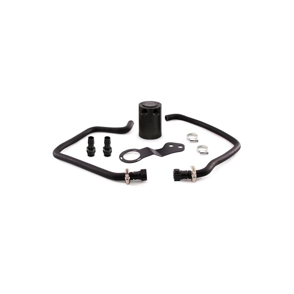 Stainless Steel Baffled Oil Catch Can Kit For 2016 Plus Chevrolet Camaro, Black 729001911398