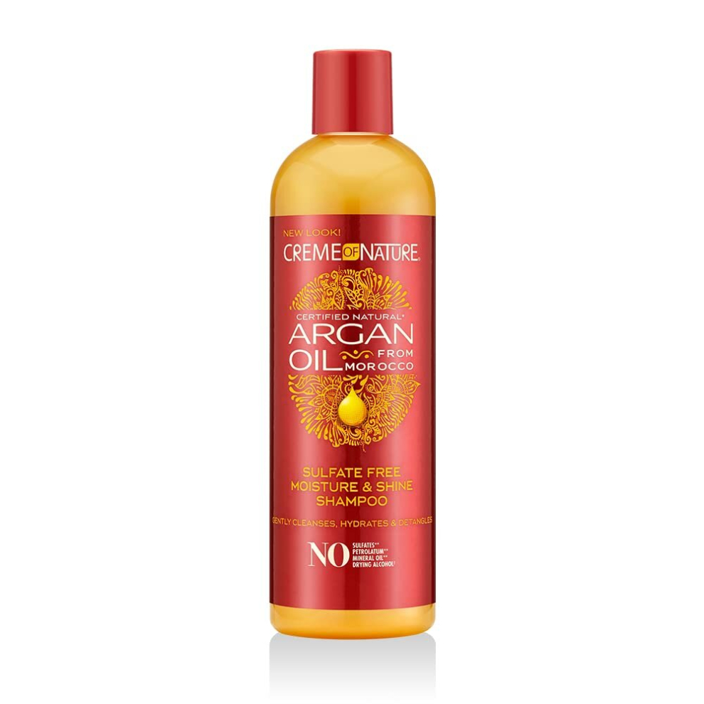 Creme Of Nature Sulfate Free Hair Care Moisture & Shine Shampoo 12Oz