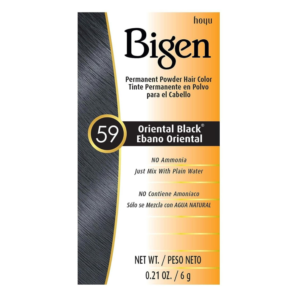 Bigen Powder Hair Color 59 Oriental Black