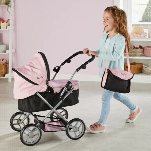 Silver cross ranger dolls pram pink on sale