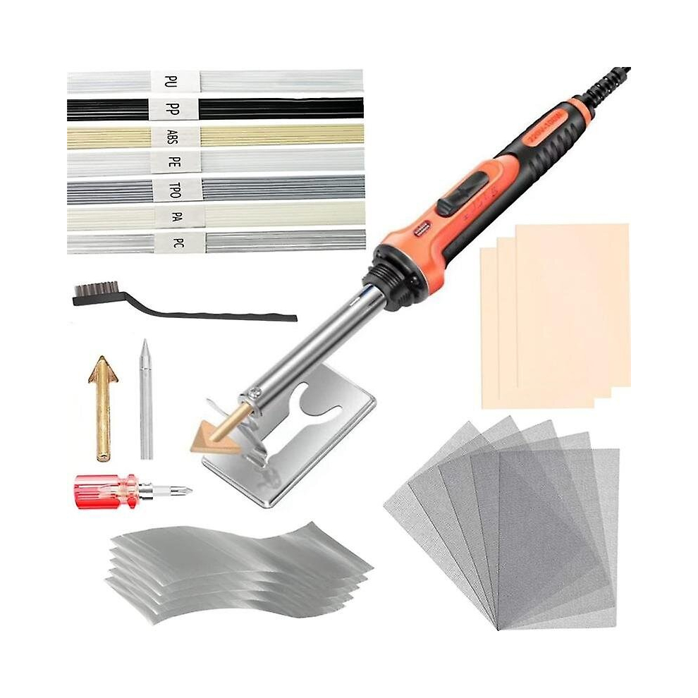 100W Plastic Welder, 2-In-1 Plastic Welding Kit With Soldering Iron Tips 9326616009802