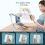 Multifunction Desktop Long Arm Children's Reading Frame Multi-angle Adjustable Bookshelf Bedside Reading Foldable Book Stands 3