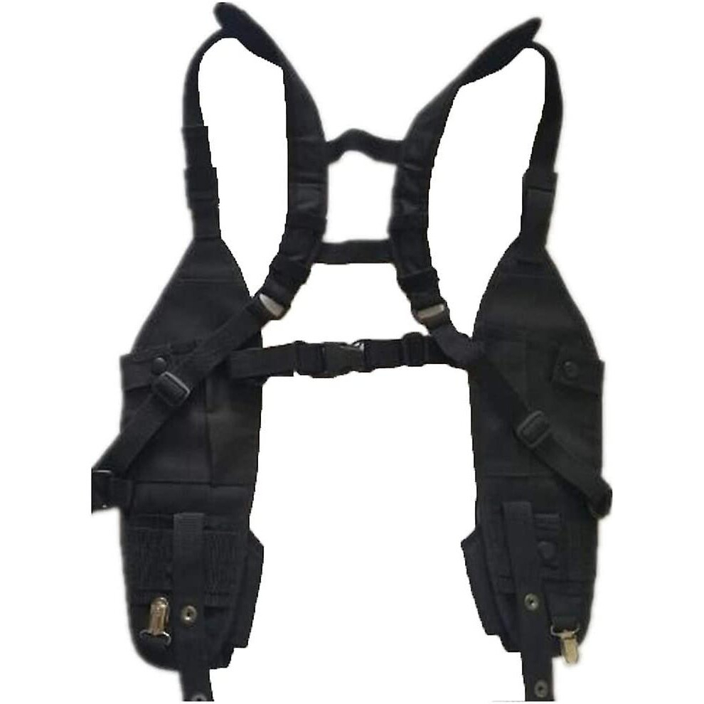 Radio Holster, Chest Holster,Radio Chest Harness,Portable Radio Harness,Double Radio Shoulder Harness Holster Chest Holder For Police Firefighter Two 9326616031391