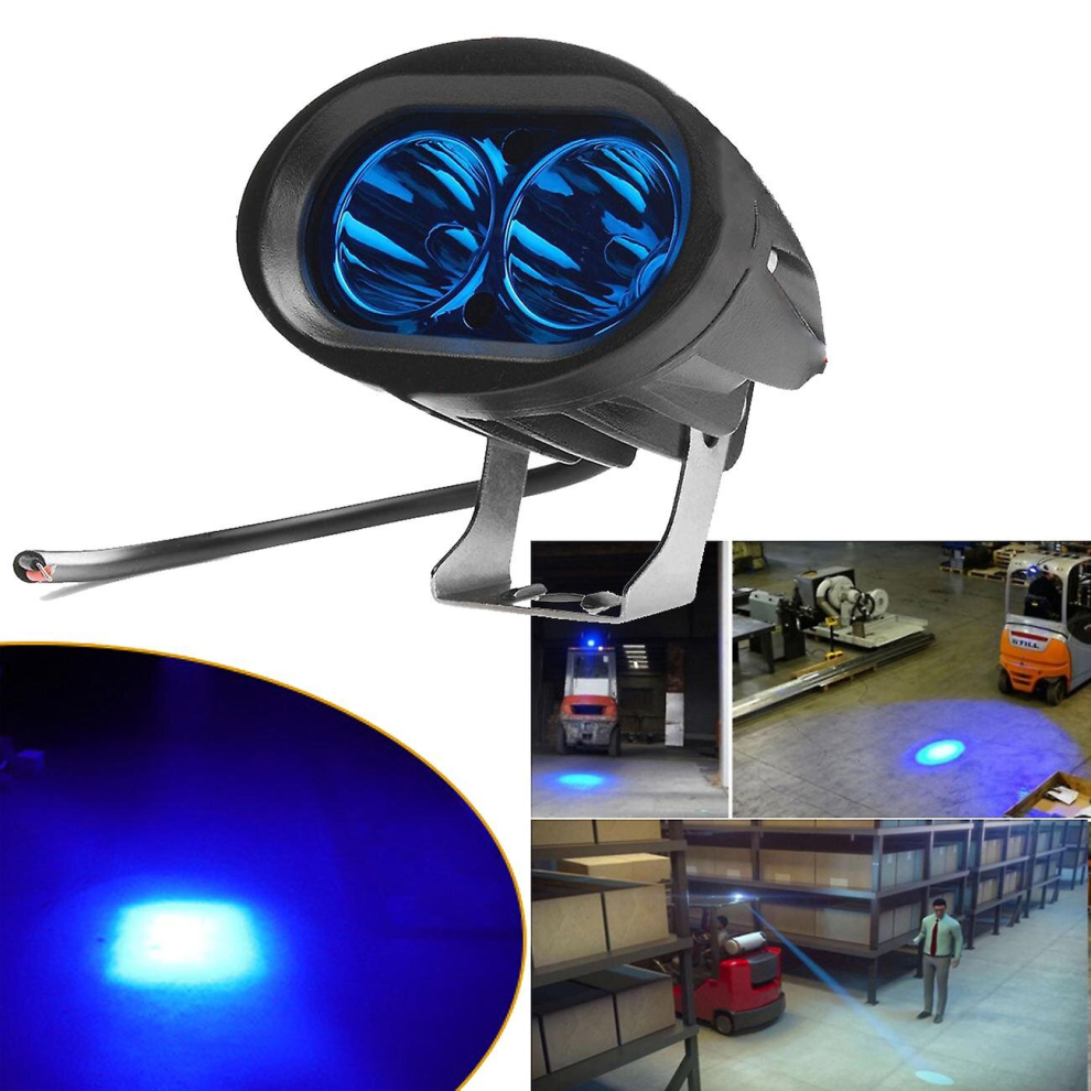 10V-48V 20W Led Forklift Truck Safety Work Spot Warning Lamp Safety Working For Forklift Suv Motorcycle Blue/Light 9326616025321