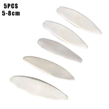 5pcs/set Cuttlefish Bone Cuttle Fish Bird Food Calcium Reptiles For Birds X0j2