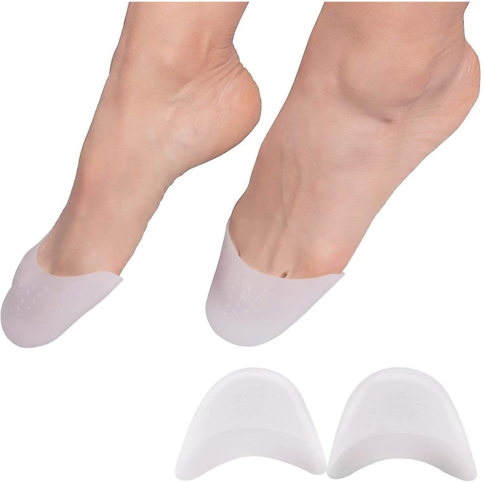 2 Pairs Soft Silicone Gel Toe Protectors Covers  Toe Caps Metatarsal Pads,4 Pcs
