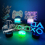 3d Night Lamp Gaming Room Desk Setup Lighting Decor On The Table Ps Gamepad Shape Game Console Icon 1